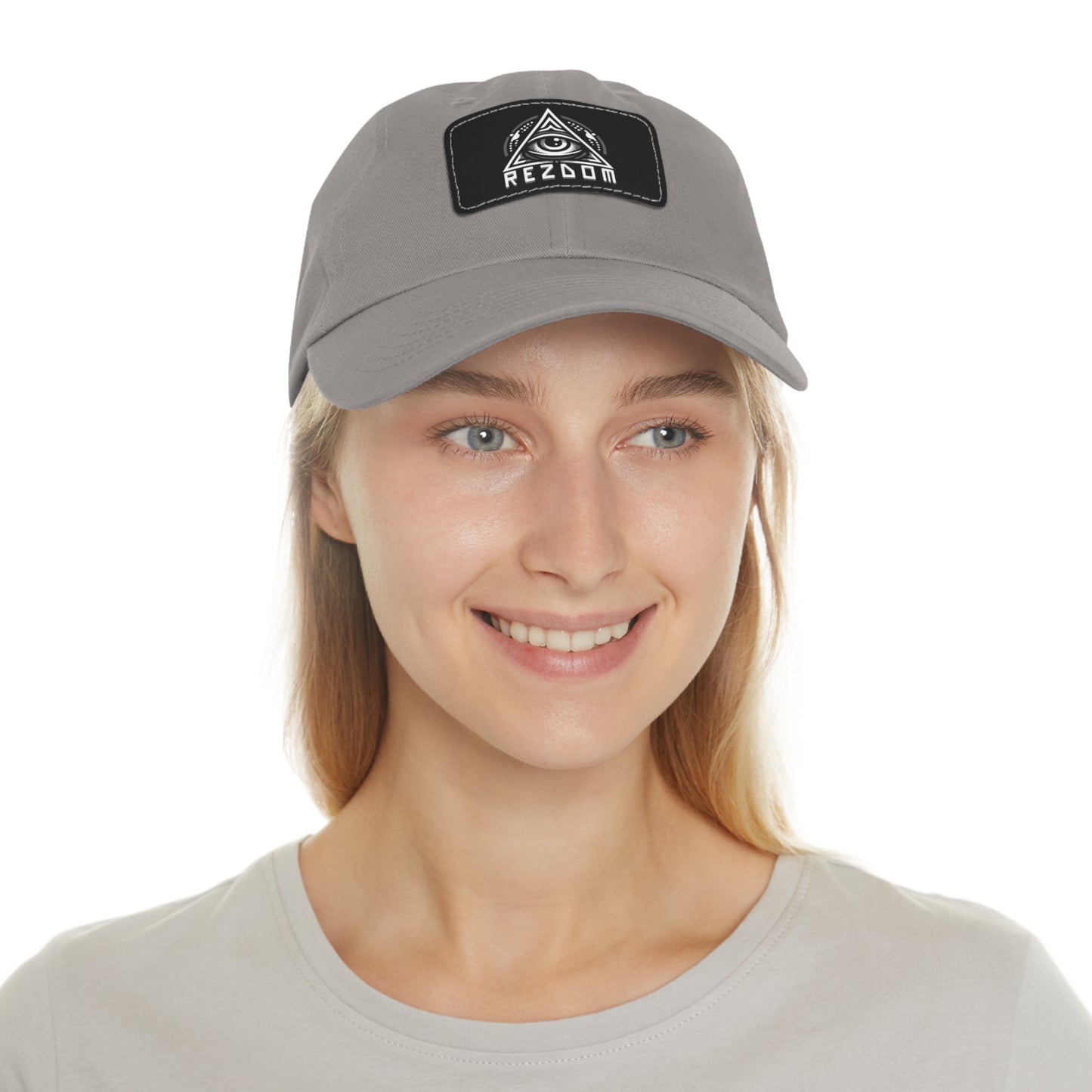 REZDOM Sacred Third Eye - Leather Patch Dad Hat