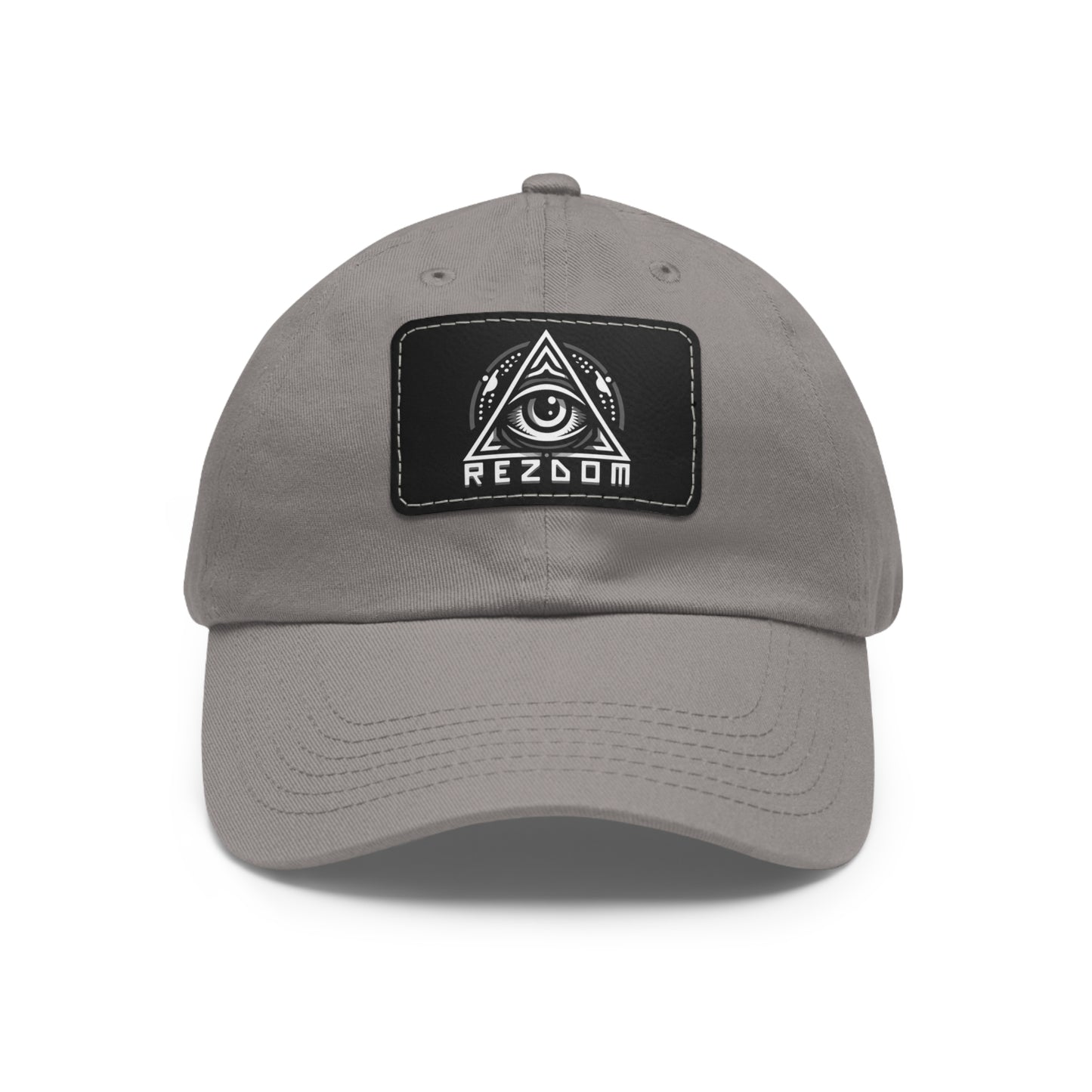 REZDOM Sacred Third Eye - Leather Patch Dad Hat