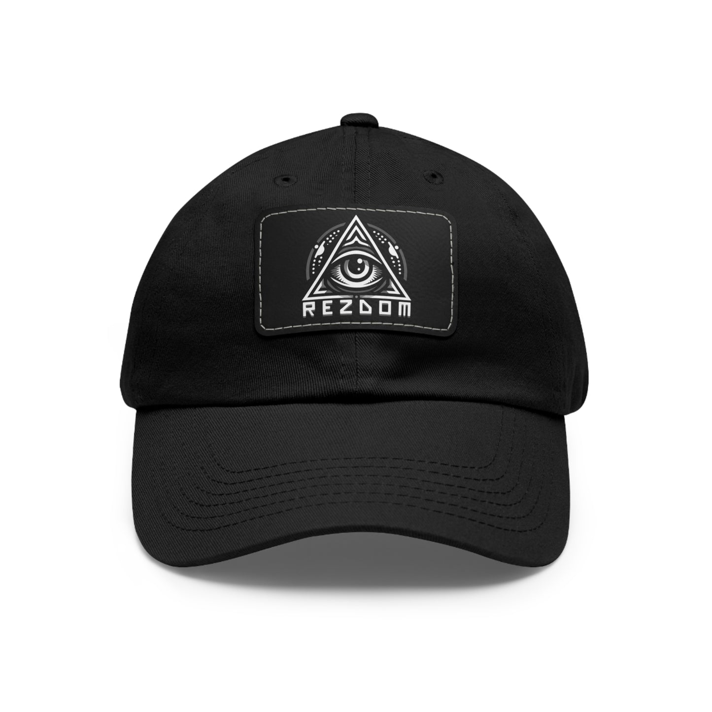 REZDOM Sacred Third Eye - Leather Patch Dad Hat