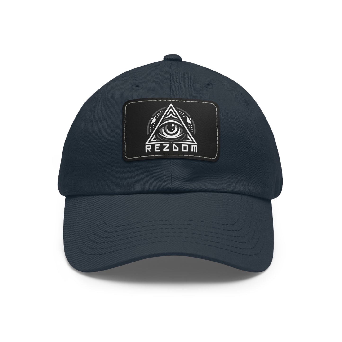 REZDOM Sacred Third Eye - Leather Patch Dad Hat