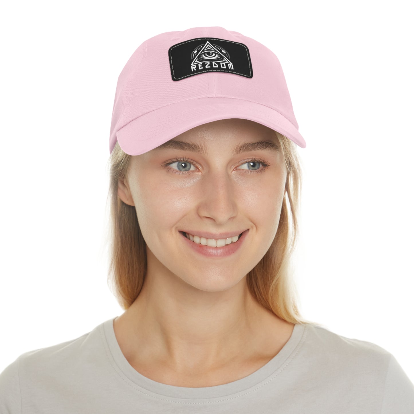 REZDOM Sacred Third Eye - Leather Patch Dad Hat